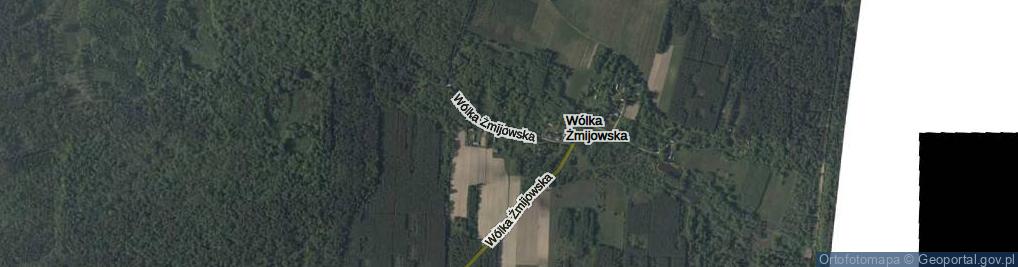 Zdjęcie satelitarne Wólka Żmijowska ul.